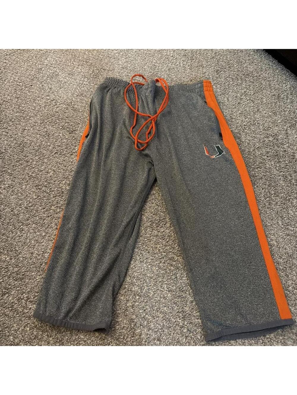 Colosseum Women's Grey and Orange Joggers-tracksuit